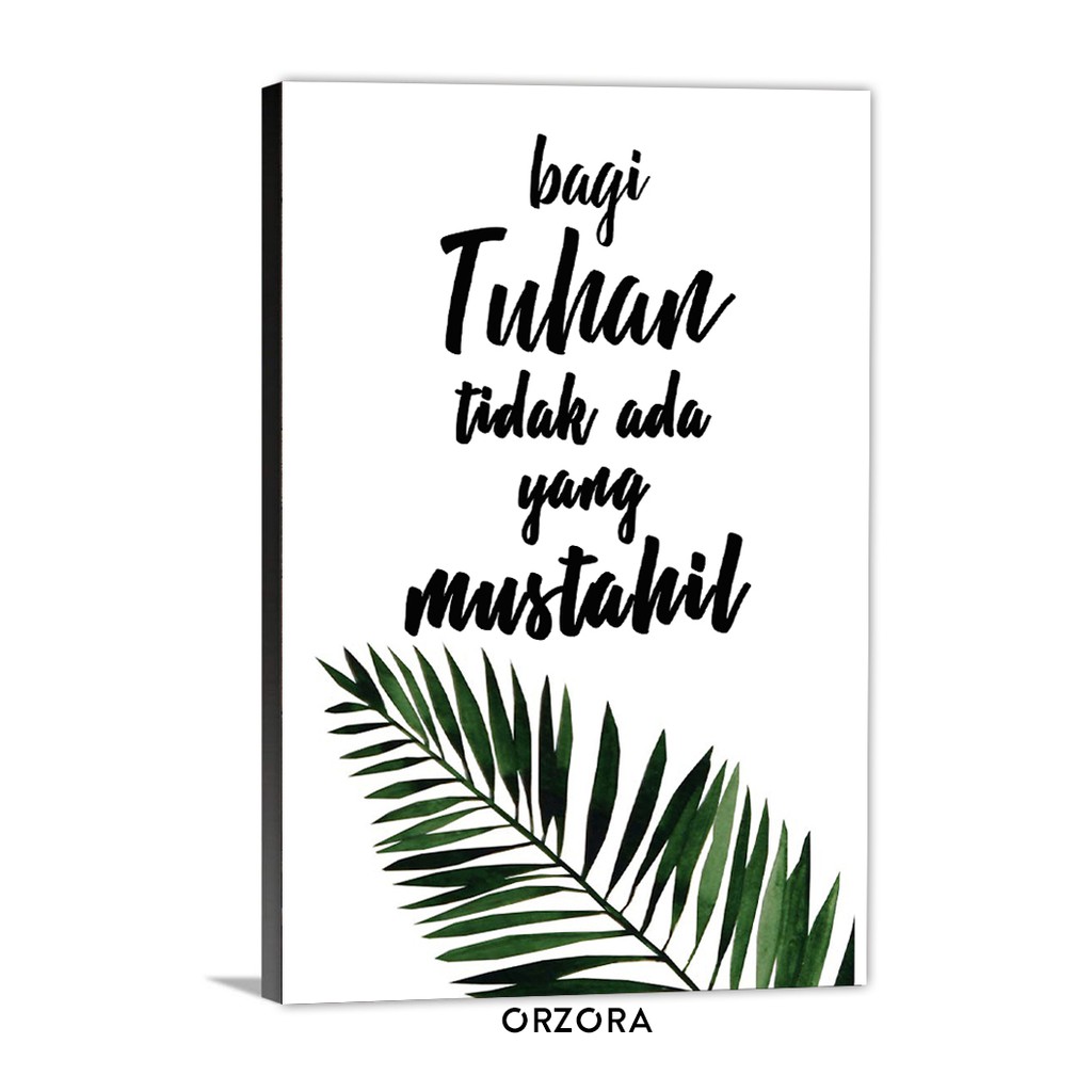 Poster Rohani Kristen / Dekorasi Rumah / Poster Inspirasi (A0238)