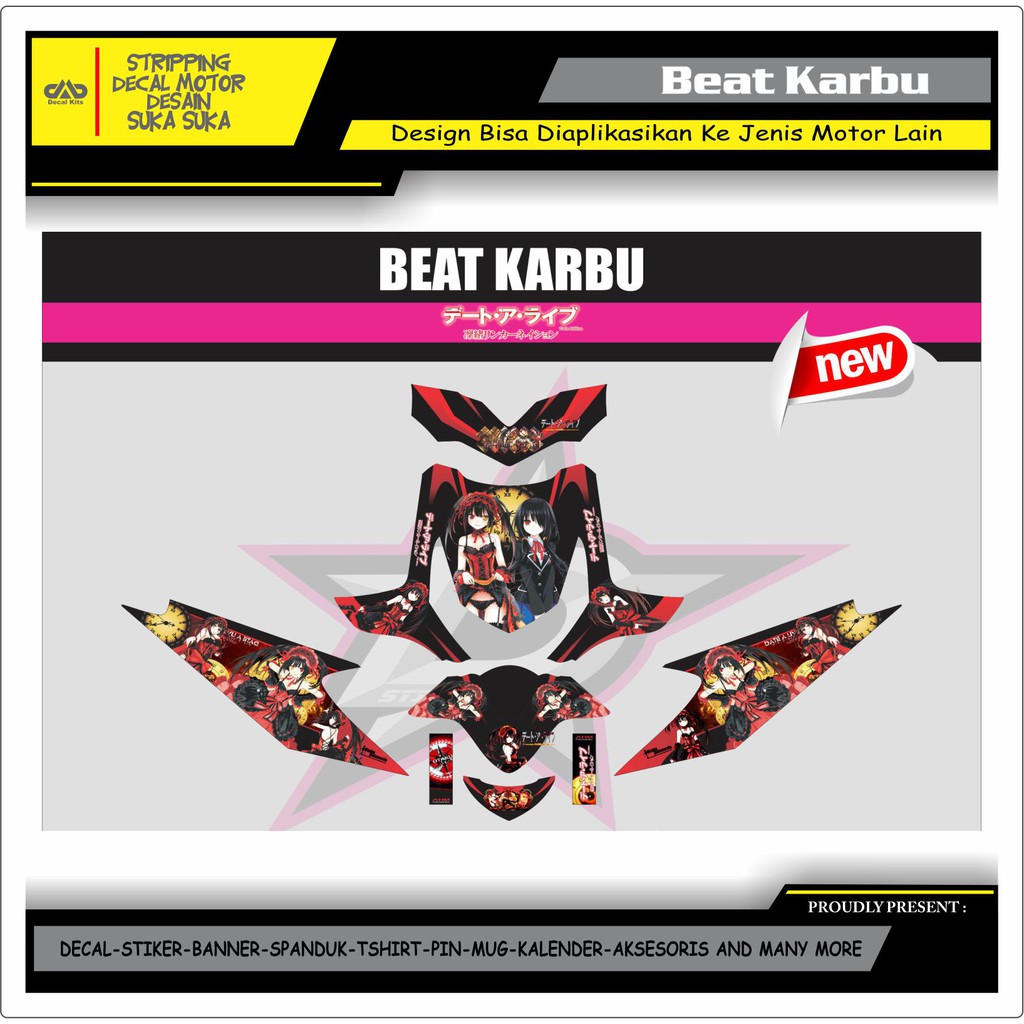 Decal Sticker Beat Karbu Full Body ANIME