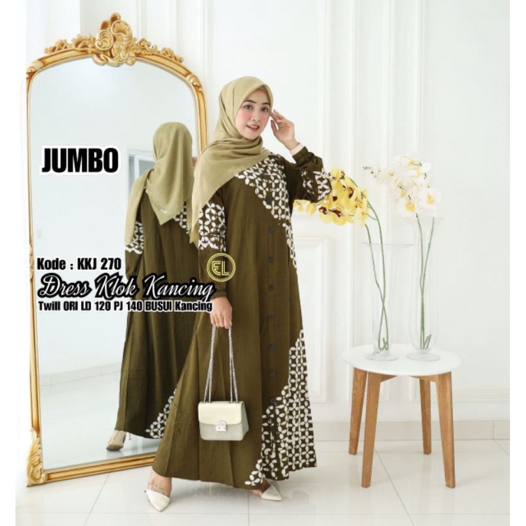 gamis elzhaf KKJ 270 twill ori semarang