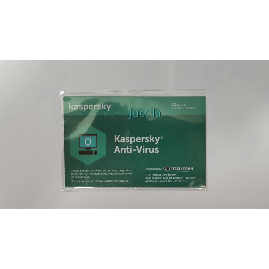 Anti Virus - KASPERSKY Anti Virus 1 PC ASLI dan ORIGINAL 365 HARI