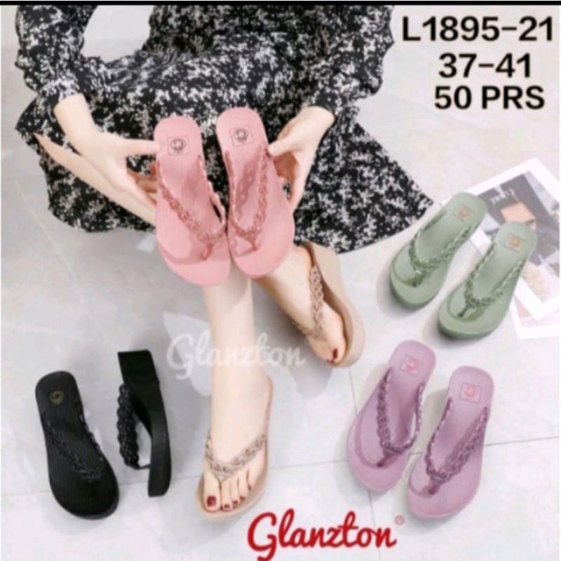 Sandal Japit Cewek Simple | GLANZTONE L1895