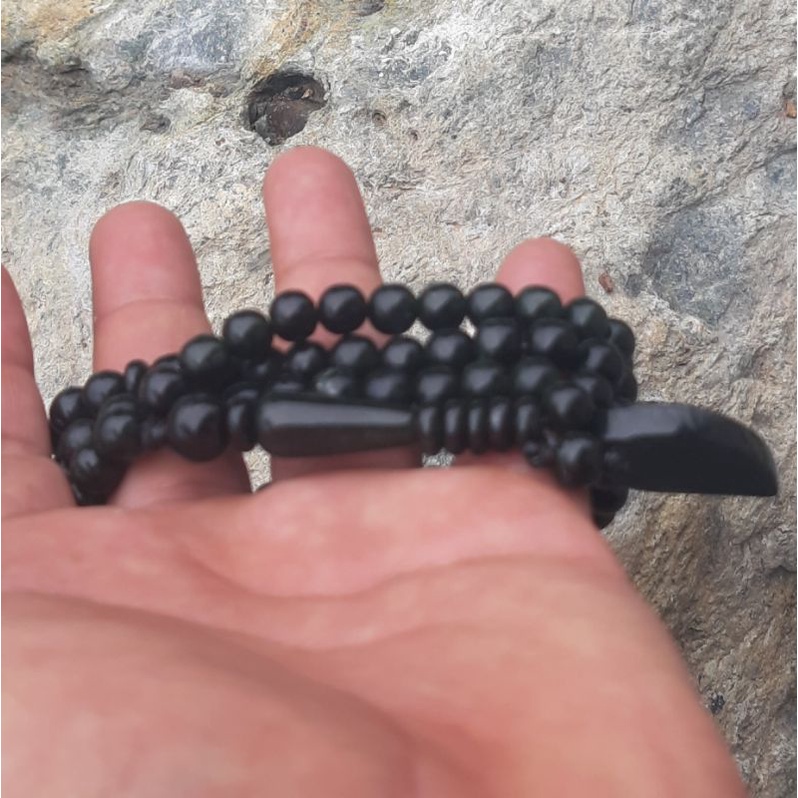 Tasbih Giok Black Jade Aceh Terapi 99 Butir