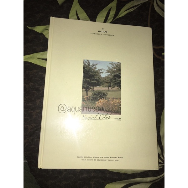 seventeen da capo photobook only yaa