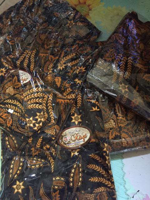 Kemeja Batik Pria Lengan Panjang M, L, Xl, Xxl Manggar