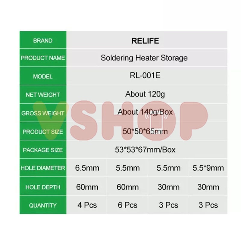 STORAGE HEATING SOLDER RELIFE RL-001E - SOLDERING HEATER