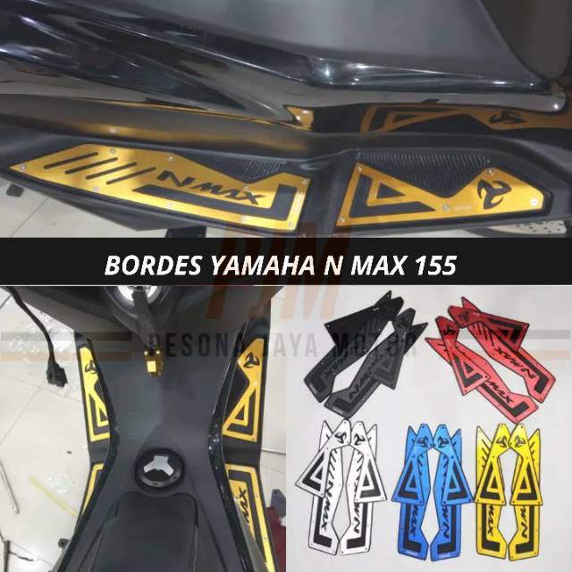 79  Bordes nmax hitam with Creative design