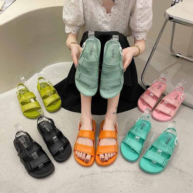 Sandal tawana casual strip Sendal fliptop wanita Tawana Model Korea Nyaman Pakai