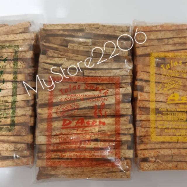 Stik Talas / Stick Talas / Bu Si / Busi / Snack Talas ASEN - Pontianak