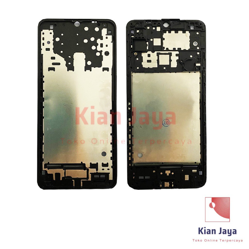 Middle Frame LCD Handphone Samsung Galaxy A12 Tulang Casing Tatakan Bezel Bazel Hp