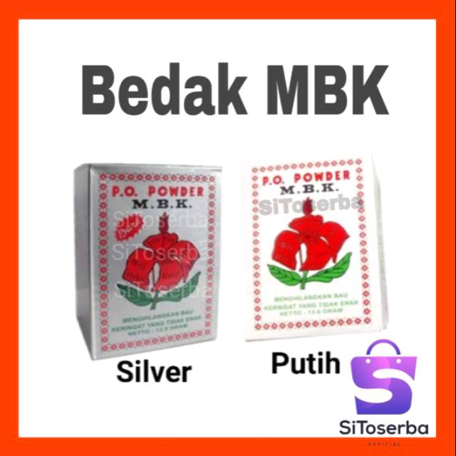 BEDAK MBK POWDER - BEDAK PENGHILANG BAU BADAN - MBK SILVER - MBK PUTIH - BEDAK WANGI