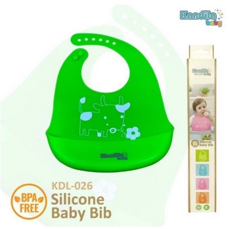 SLB23 KANDILA SLABER SILICONE BABY BIB NECKERCHIEF KDL026