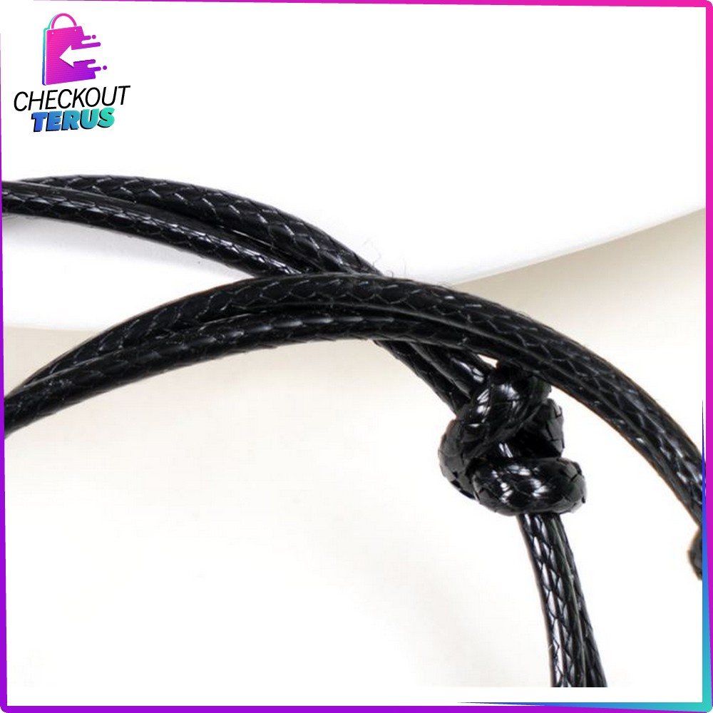 CT K67 Gelang Couple Magnet Fashion Wanita Pria Isi 2PCS Braided Bracelet Gelang Anyaman Tali Persahabatan Gelang Unik