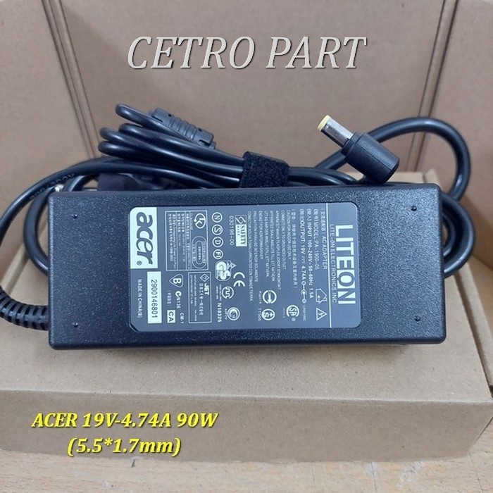 Adaptor Charger Acer Aspire 5951 5951G-9816 8951 8951G-9600 Series 90W