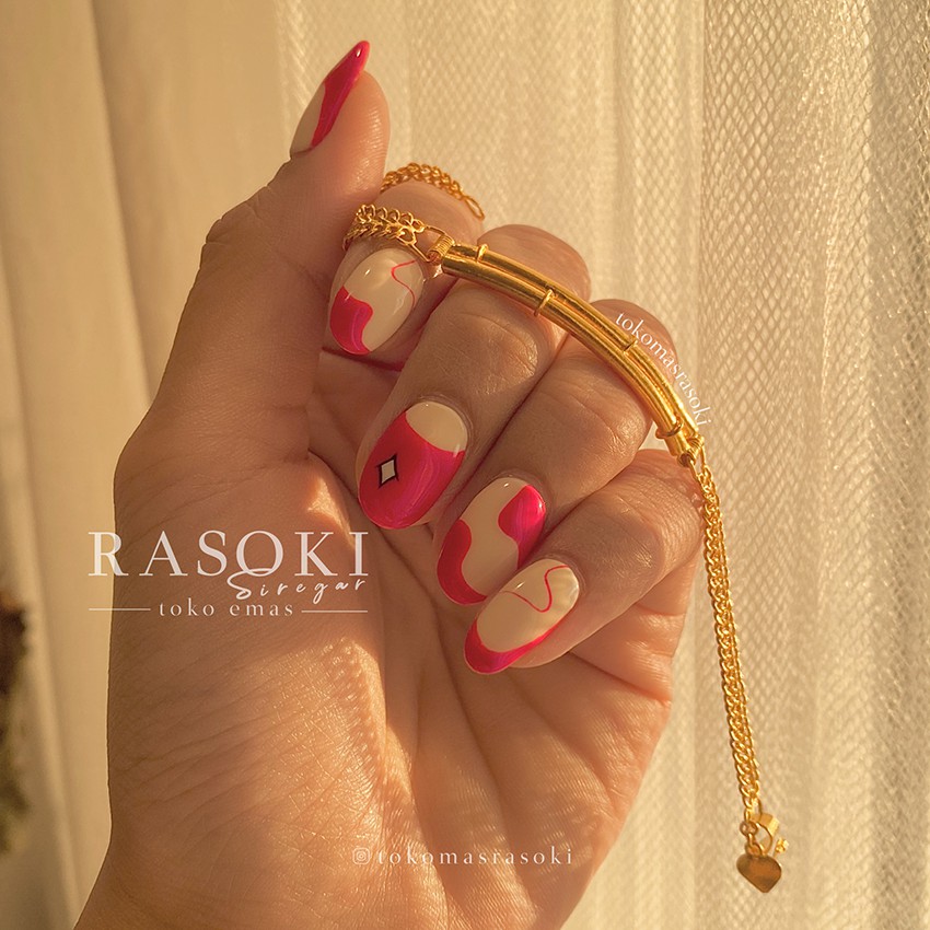 EMAS 24 LM GELANG BAMBU 2 BARIS KADAR 99,9% MAS TUA LONDON