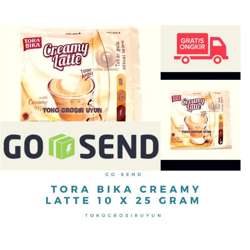 

kopi Torabika Creamy latte 10 x 25 gram harga murah harga grosir terlaris termurah tokogrosiruyun