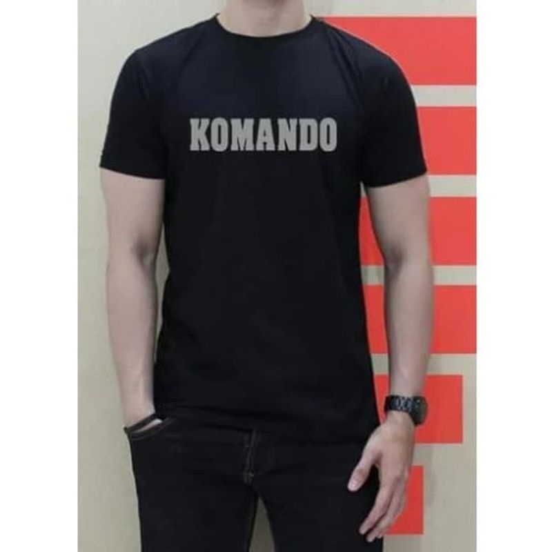 Kaos Tshirt Baju Distro KOMANDO pasukan khusus Kopassus polos custom tentara indonesia tni kopasus k