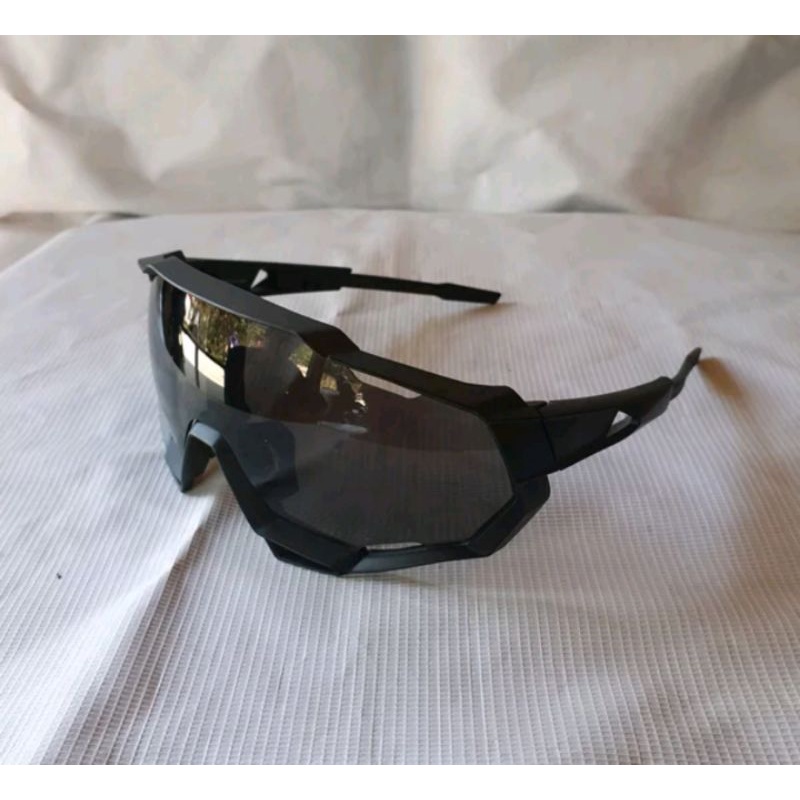 Kacamata Sepeda Gowes Sunglasses Outdoor Sport Kacamata Gaya Hitam 9312