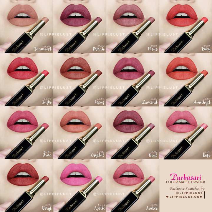 Purbasari Lipstick Color Matte