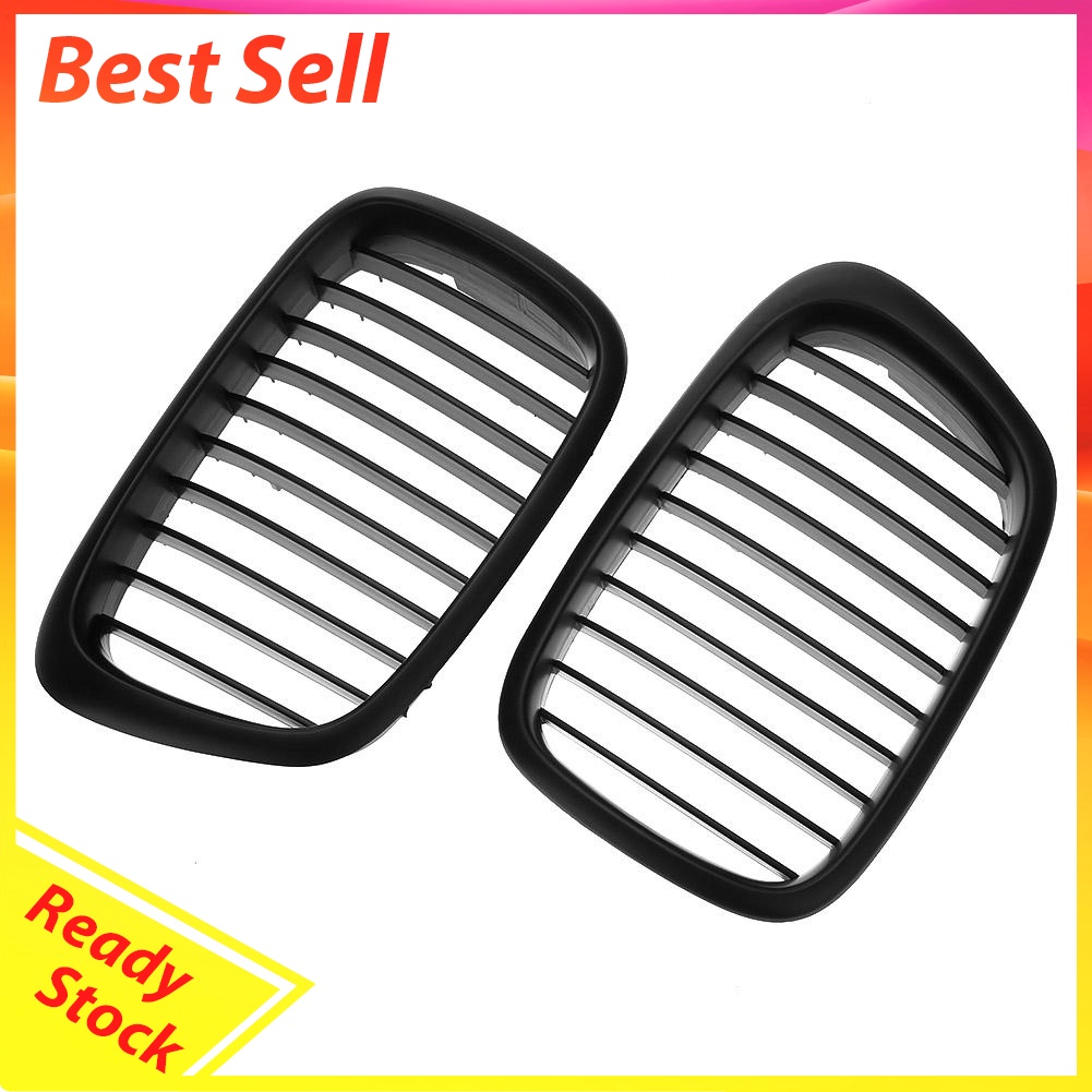 E39 Matt Black Kidney Front Grille for BMW 99-03 518 520 523 525 528 530