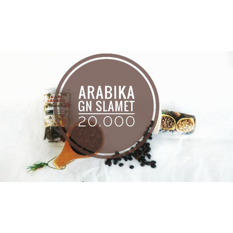 

greenshit kopiraenak ARABIKA GN SLAMET kopi raenak