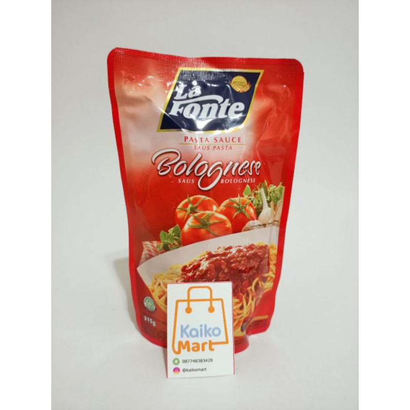 

La Fonte Saus Pasta Bolognese 290gr
