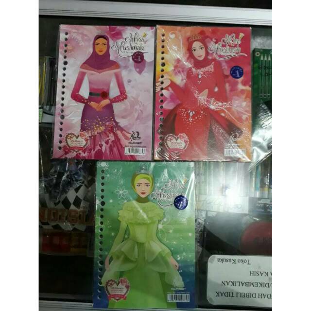 Isi binder a5 harvest miss muslimah spesial edition  lucu murah