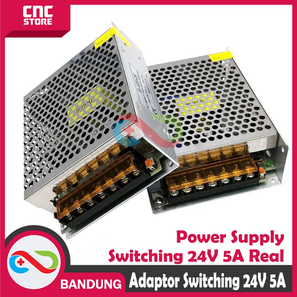 POWER SUPPLY SWITCHING PSU 24V 5A HIGH QUALITY ADAPTOR JARING 24V 5A SWITCHING POWER SUPPLY