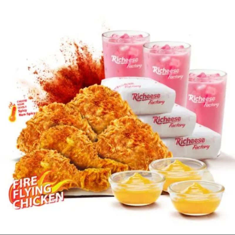 

Big Five Fire Flying Chicken/ Richicken Richeese