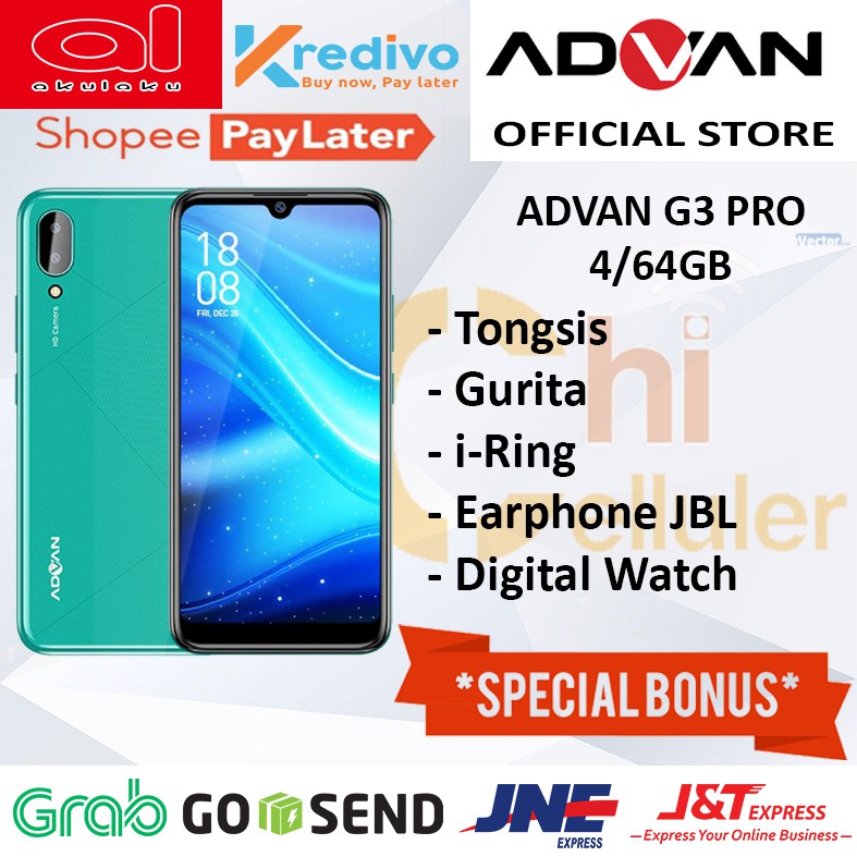 ADVAN G3 PRO 4/64GB GARANSI RESMI ORIGINAL BONUS