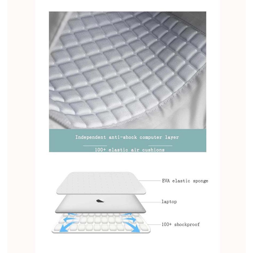 Tas Laptop Selempang jinjing  Shockproof MAHOO triangle  Size 13 14 15 16 inch