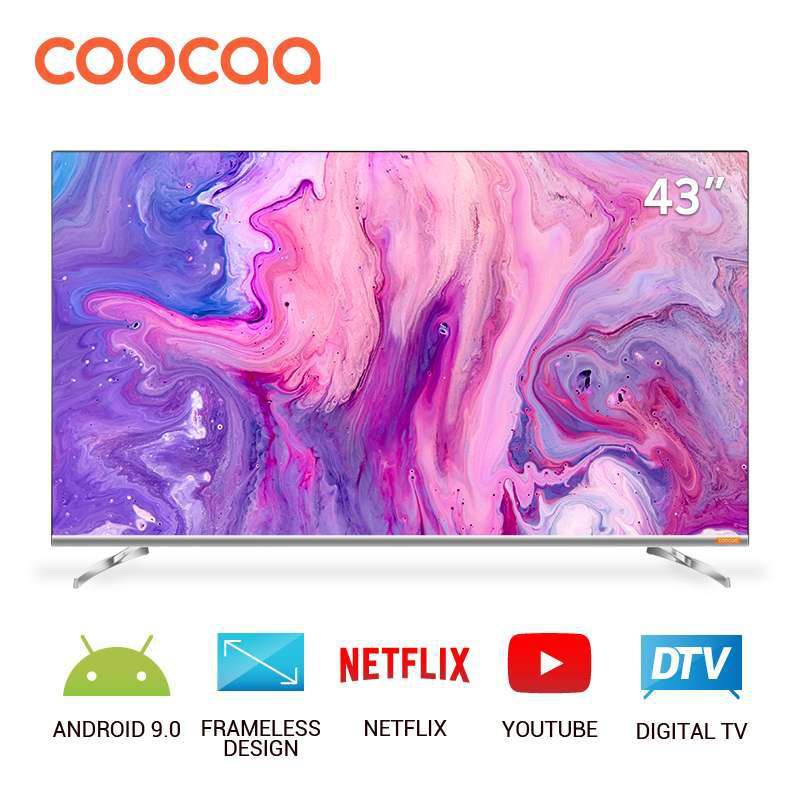 COOCAA Android Smart LED TV [43 inch] - FHD - Frameless Design (43S6G)