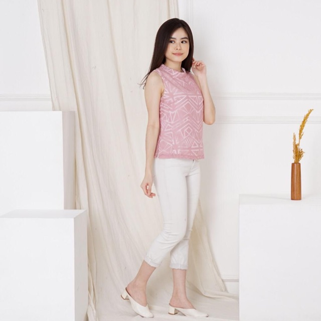 MILLIE CALLIA | ATASAN BLOUSE INTEND WOMEN BAJU WANITA YUKENSI 28-1540 BLUS