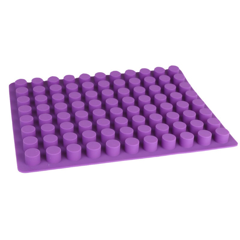 SIY  88 Cavity Small Cylinder Silicone Mold Soap Resin Ice Tray Mould Tools Chocolate Pastry Candy Baking Epoxy Resin Crafts