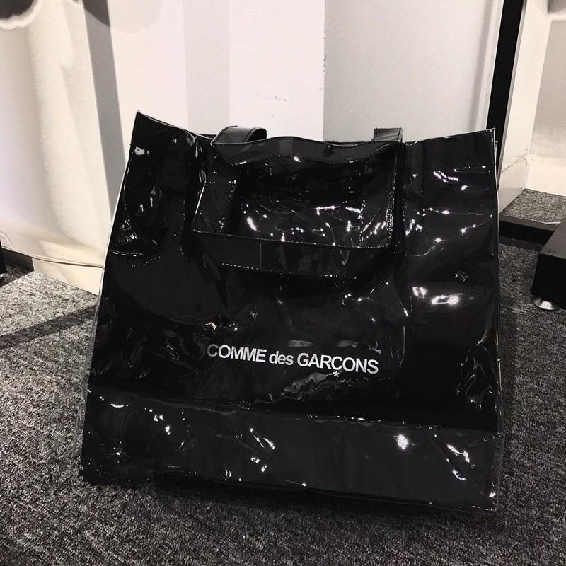Comme Des Garcons Tote Bag Black - ORIGINAL GUARANTEE 100%