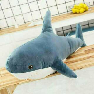 BLAHAJ Boneka Ikan Hiu 100 cm,Boneka Ikan Hiu Besar ...