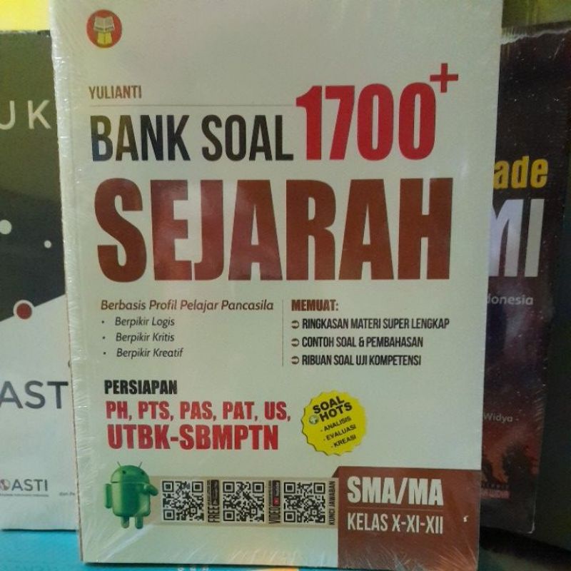 Buku 1700 Bank Soal Sejarah untuk SMA Penuntun AKM & SK