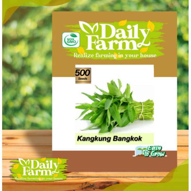 Daily Farm Benih Bibit  Kangkung Benih Hidroponik  Tanah 