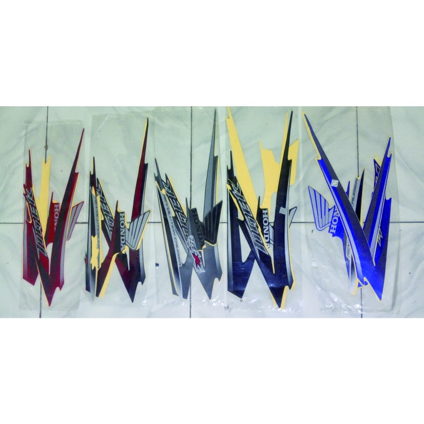 stiker striping motor honda tiger REVO thn 2009 2010