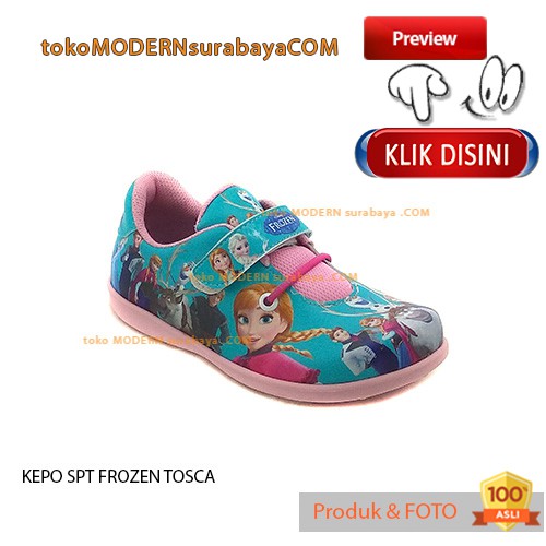 SEPATU ANAK KARAKTER PRINTING KEPO SPT FROZEN TOSCA