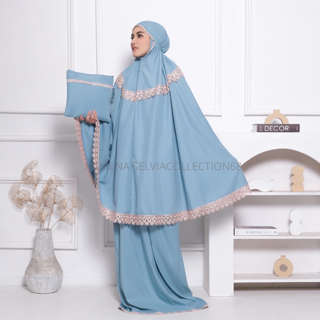 Mukena Dewasa Camila Travelling Katun Premium