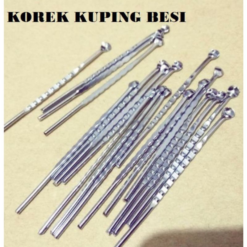 EARPICK KOREK KUPING TELINGA BESI