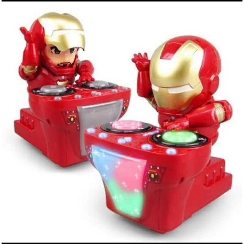 Mainan Anak Ironman Dynamic DJ Hero Of Robot
