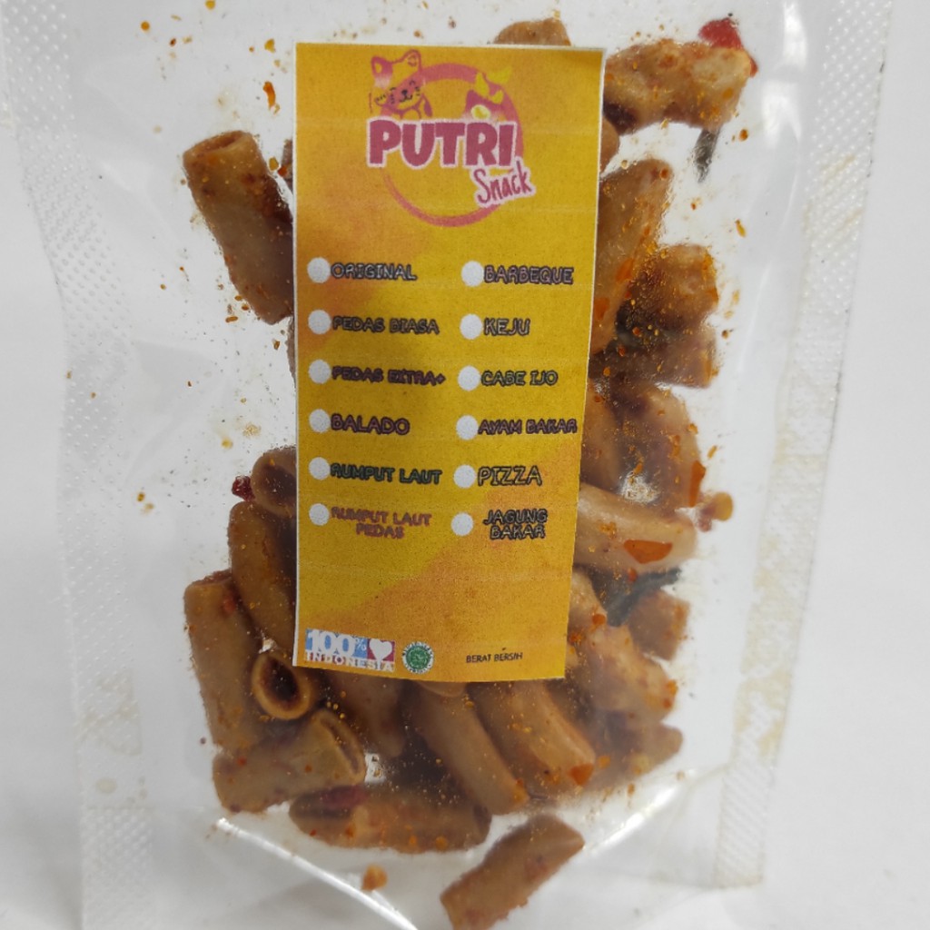 Makaroni Bantet Seblak Cikruh 30gr+ Extra Daun Jeruk