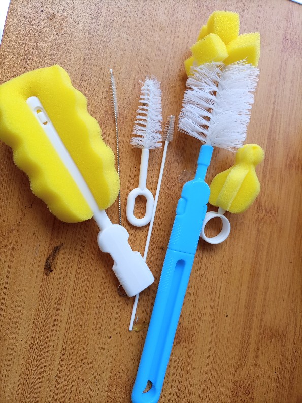 Sikat Pembersih Botol Set Isi 6 In 1(sikat Sedotan Dan Sikat Botol)