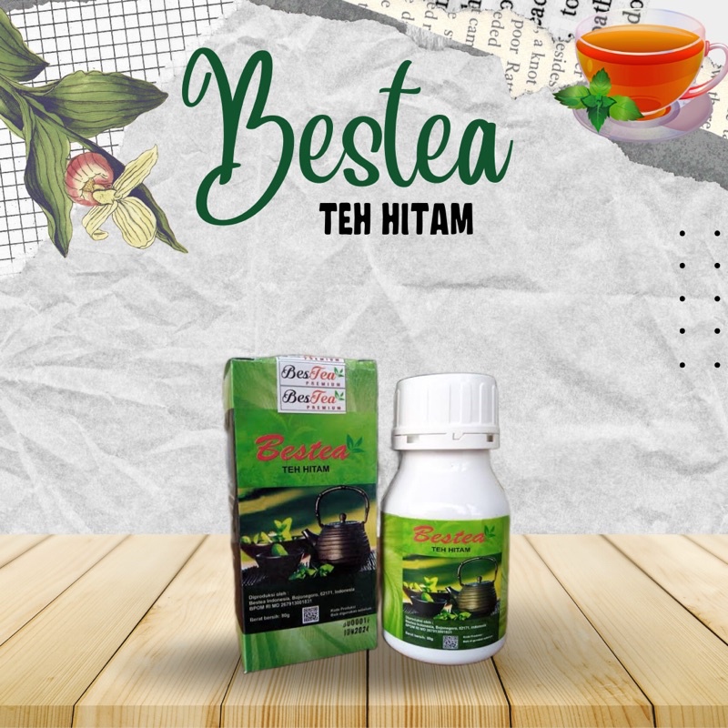 

TEH HERBAL BESTEA TEH BESTI MINUMAN SEHAT KELUARGA TEH HITAM 80g