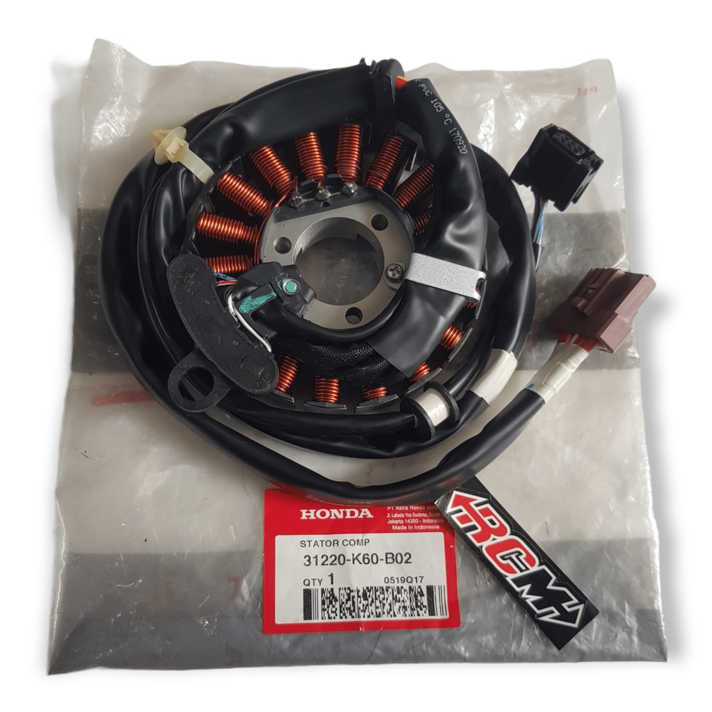 31220-K60-B02 SPULL SPUL SEPUL SPOOL SPOL SPOLL SEPOL STATOR COMP KUMPARAN ASSY CENCOR SENSOR STATOR STATER NEW VARIO 125 VARIO125 ESP LED ORI ORIGINAL HONDA AHM HGP ASLI