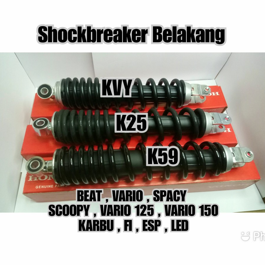 Shock breaker belakang HONDA MATIC vario beat spacy scoopy FI led 125 shockbreaker