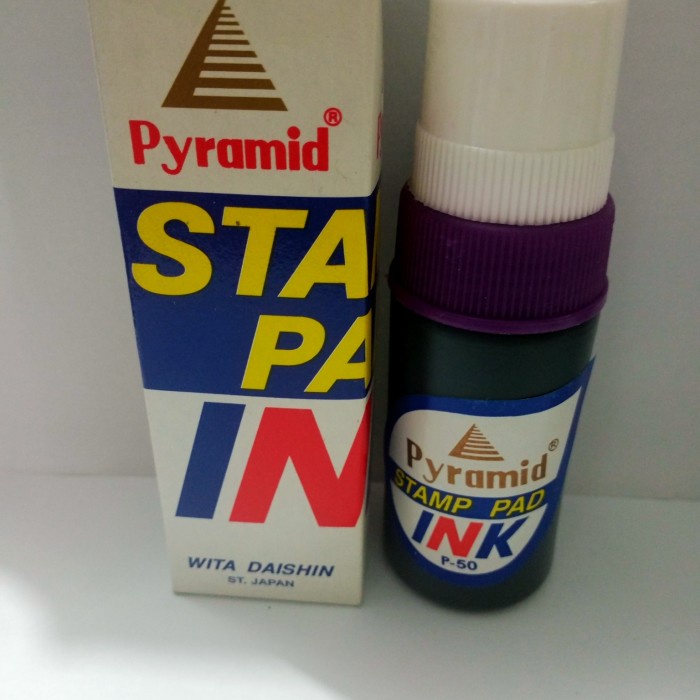 

Jual Tinta Isi Ulang Stamp Pad/ Refill Ink Pyramide Stamp Pad Warna Ungu Murah