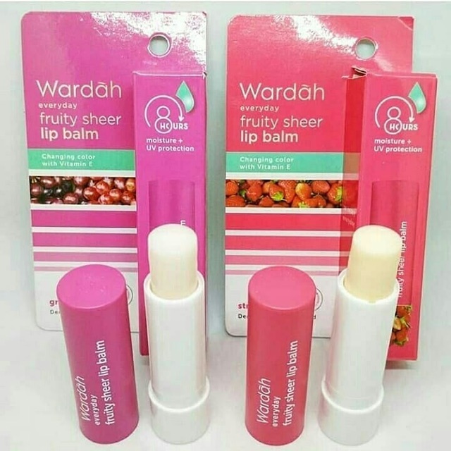 WARDAH Everyday Fruity Sheer Lip Balm / Moisture Lip Nutrition