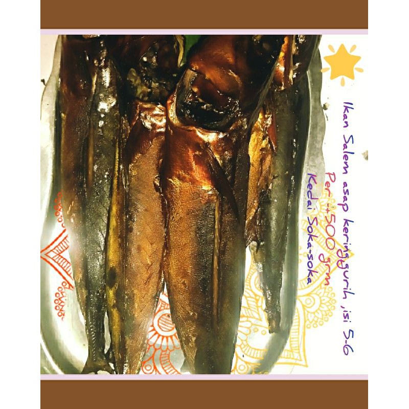 

ikan salem asap -+500 grm. siap saji (garansi),halal